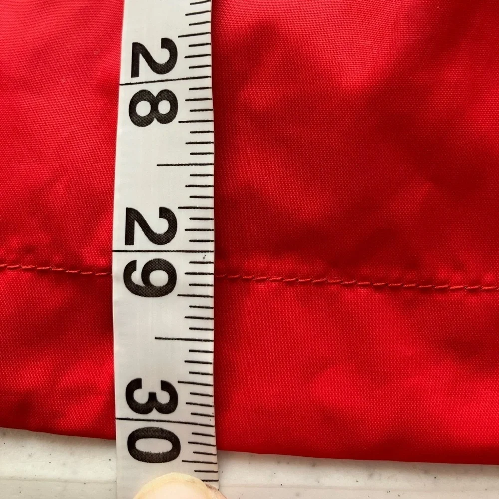 Columbia Men’s Windbreaker‎ Sz L Red Waterproof Nylon Casual Fall Lightweight